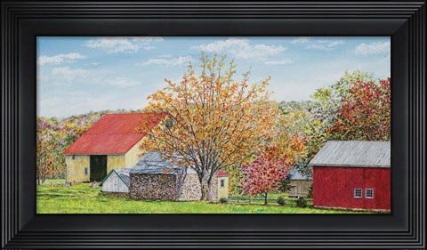 Framed Autumn&#39;s Colors Panel Print