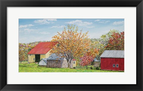 Framed Autumn&#39;s Colors Panel Print