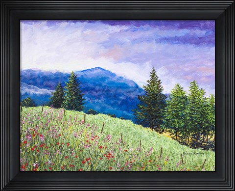 Framed Summer Blues Print