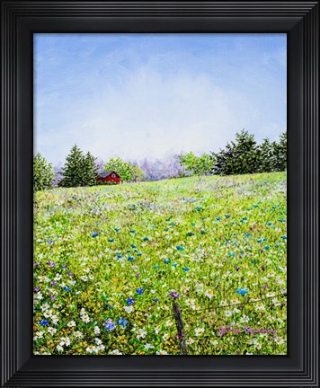 Framed Rise and Shine Print