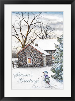 Framed Season&#39;s Greetings Print