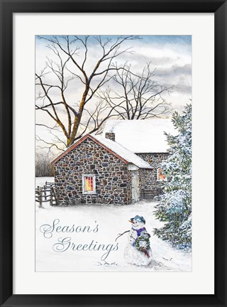 Framed Season&#39;s Greetings Print