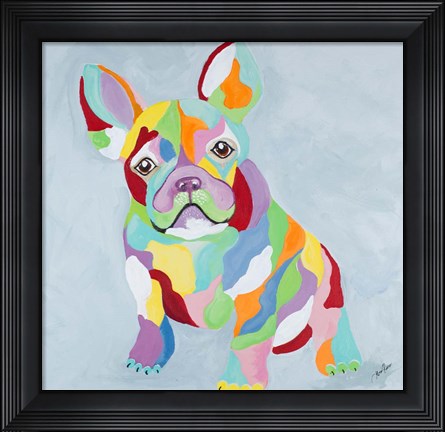 Framed French Kiss II Print