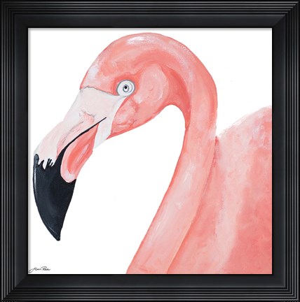 Framed Pink Party of Four IV Print