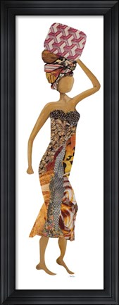 Framed Xhose Woman of Pottery II Print