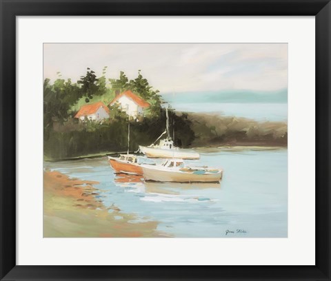 Framed Sailboats Print