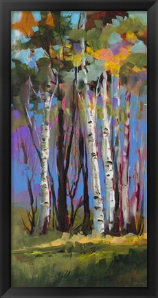 Framed Birch Trees Print