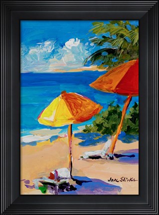 Framed Caribbean Coast Print