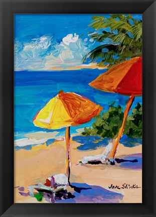 Framed Caribbean Coast Print