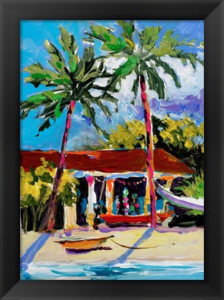 Framed Caribbean Shore Print