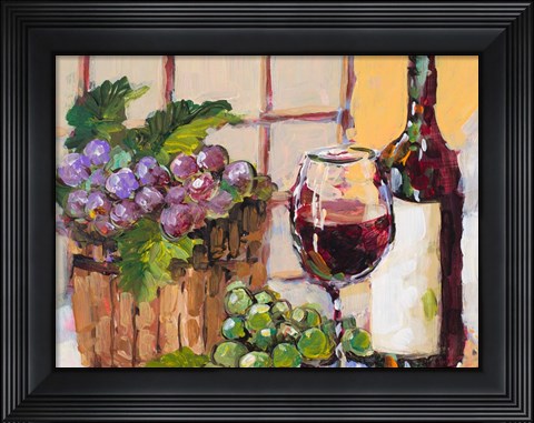 Framed Classic Wine Still Life Print