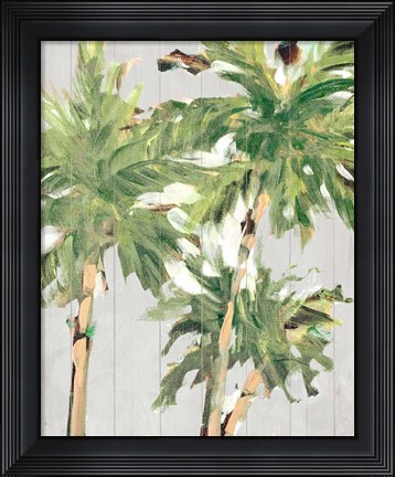 Framed Caribbean Palm Trees Print