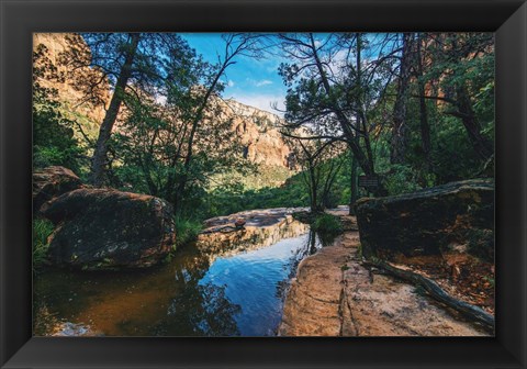 Framed Summer&#39;s Stream I Print