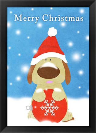 Framed Christmas Barks I Print