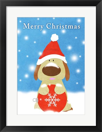 Framed Christmas Barks I Print