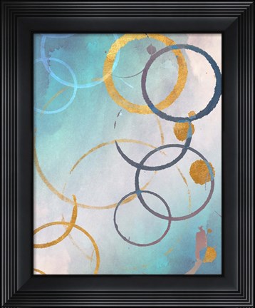 Framed Color Rings Print