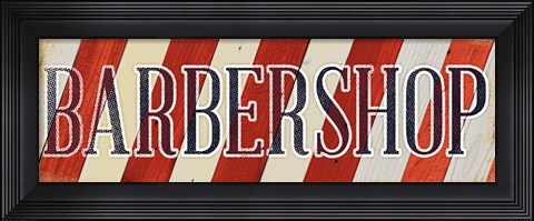 Framed Barbershop Print