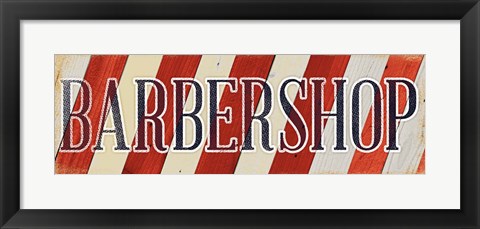 Framed Barbershop Print