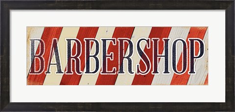 Framed Barbershop Print