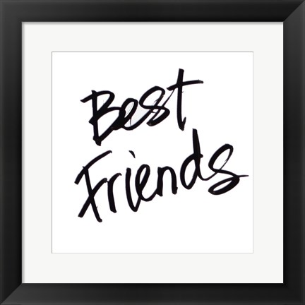 Framed Best Friends Print