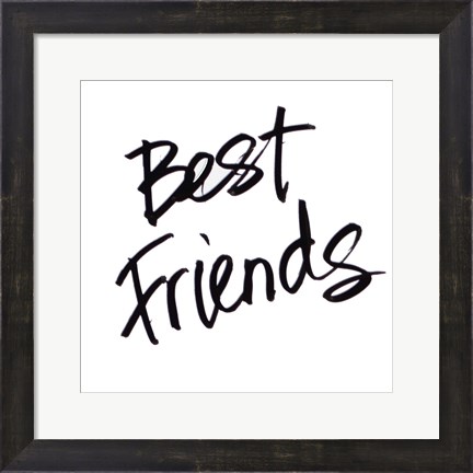 Framed Best Friends Print