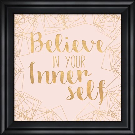 Framed Fractal Inspiration II Print