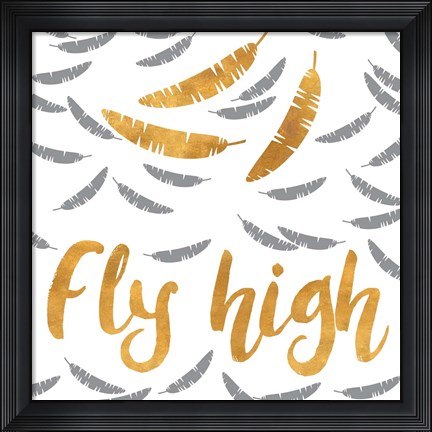 Framed Fly High Print