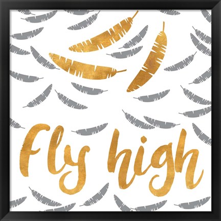 Framed Fly High Print