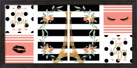 Framed Paris Lady Pack Print