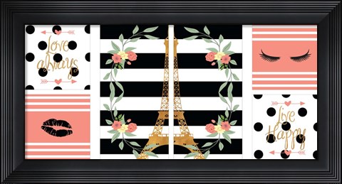 Framed Paris Lady Pack Print