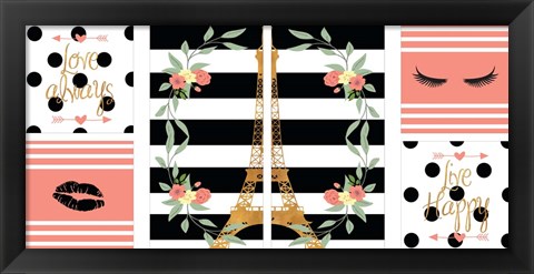 Framed Paris Lady Pack Print