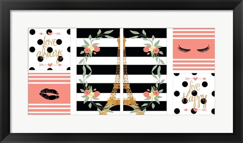 Framed Paris Lady Pack Print