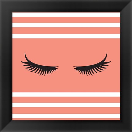 Framed Lashes Print