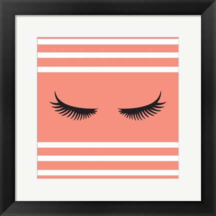 Framed Lashes Print
