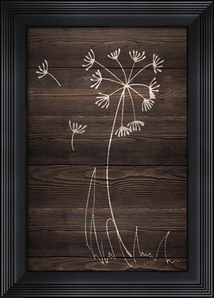 Framed Late Blooms I Print