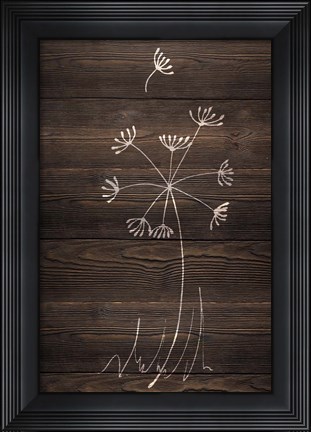 Framed Late Blooms II Print