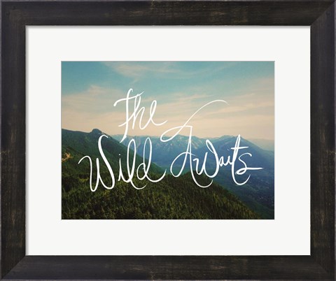 Framed Wild Awaits Print