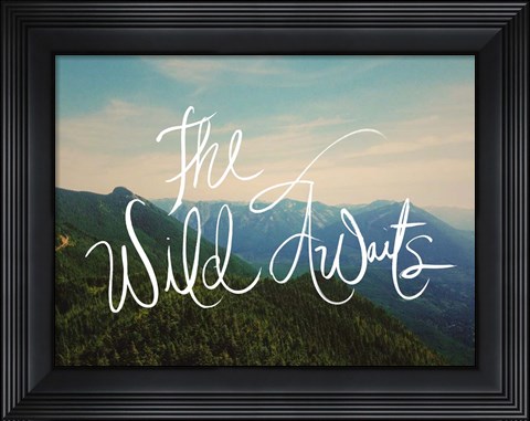 Framed Wild Awaits Print