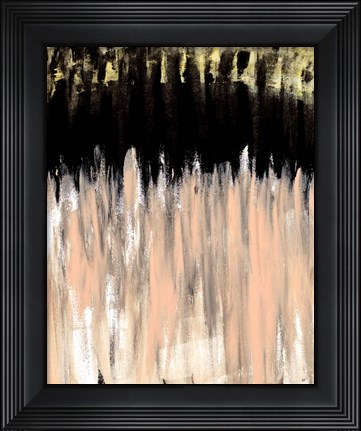 Framed Shell Beige Ends Print