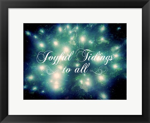 Framed Joyful Tidings Print