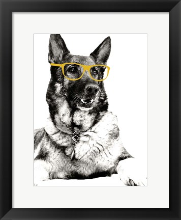 Framed Gold Shades Print