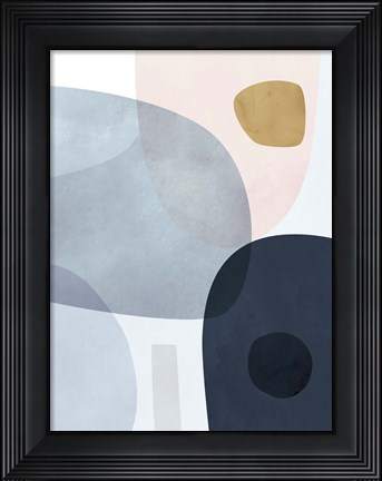 Framed Gold Monde II Print