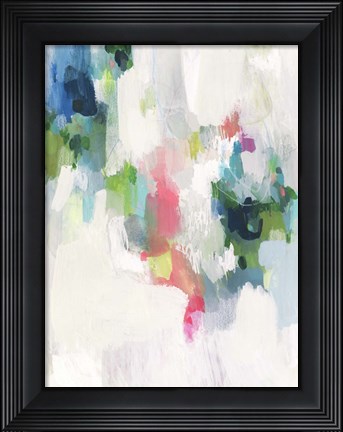 Framed Raspberry &amp; Teal II Print