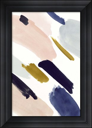 Framed Brushmarks I Print