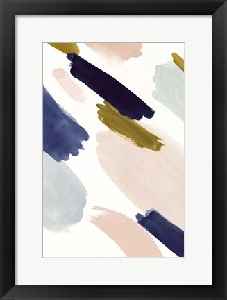 Framed Brushmarks II Print