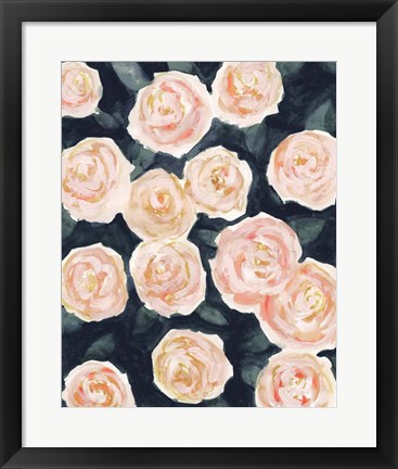 Framed Peach Petals II Print