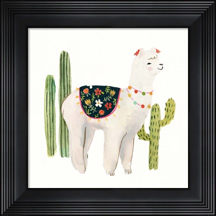 Framed Sweet Alpaca III Print