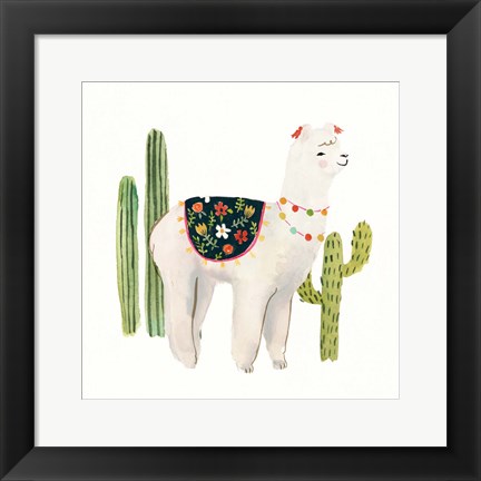 Framed Sweet Alpaca III Print