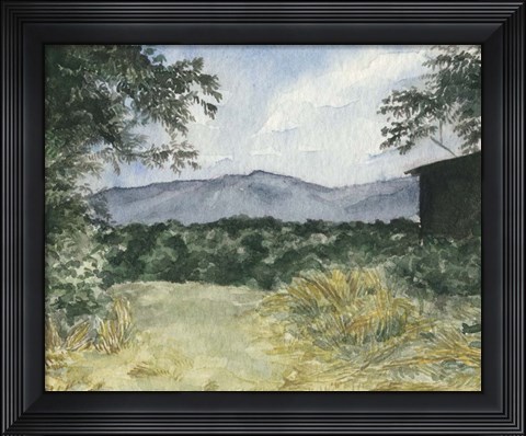 Framed Virginia Woods III Print