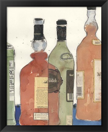 Framed Malt Scotch I Print